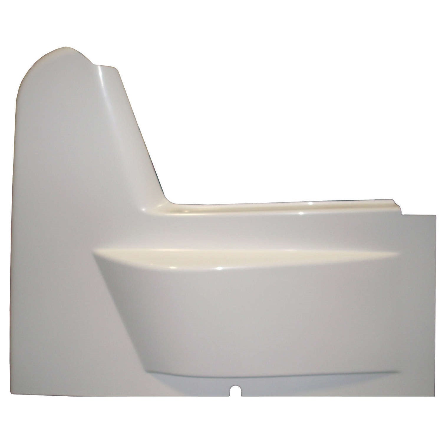 Triple X 600 Mini Sprint Right Side Arm Guard - Wedge Style - White
