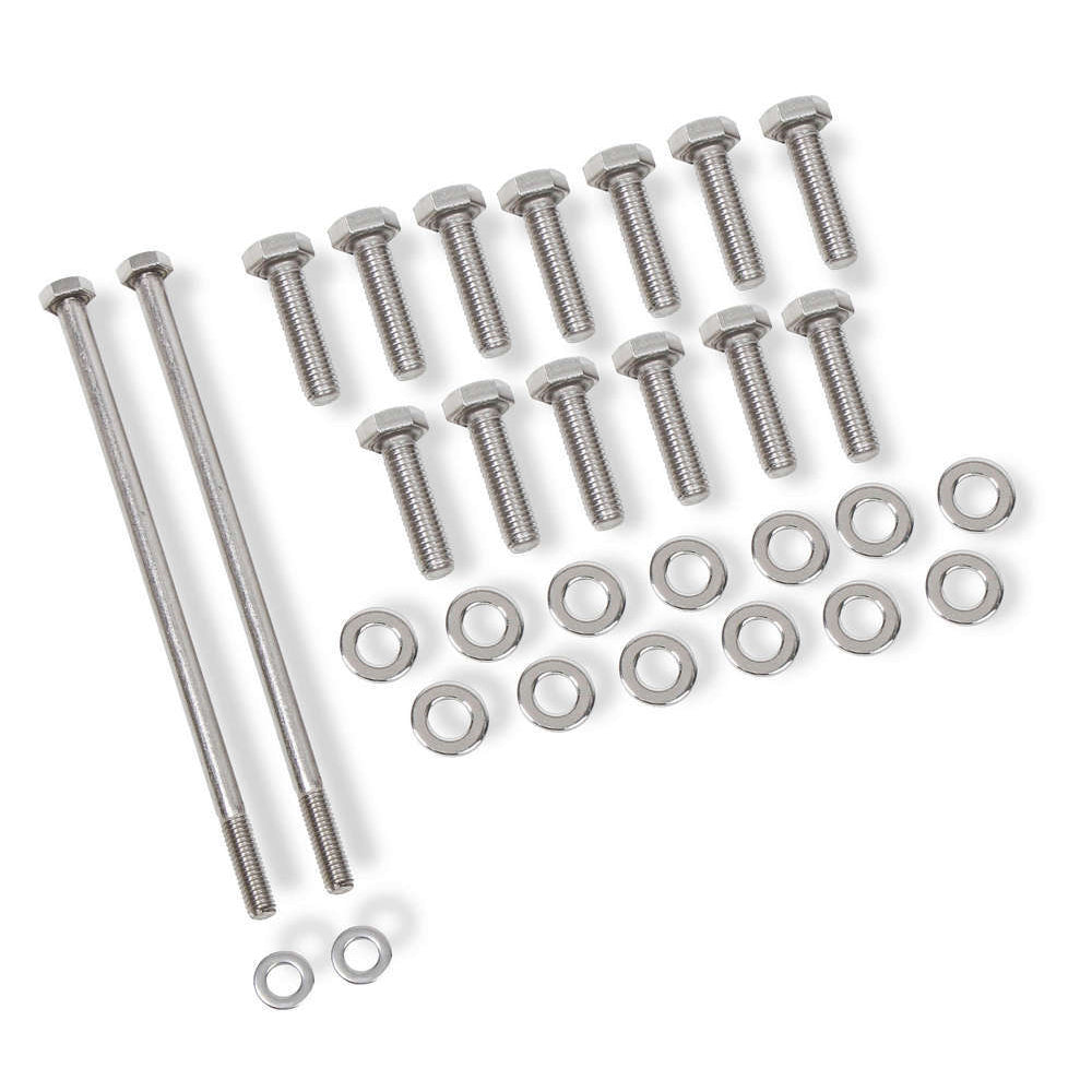 Mr. Gasket Oil Pan Bolt Set - GM LS Engines Stainless Steel