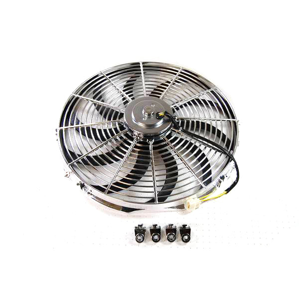 Racing Power 16" Electric Fan Curved Blades