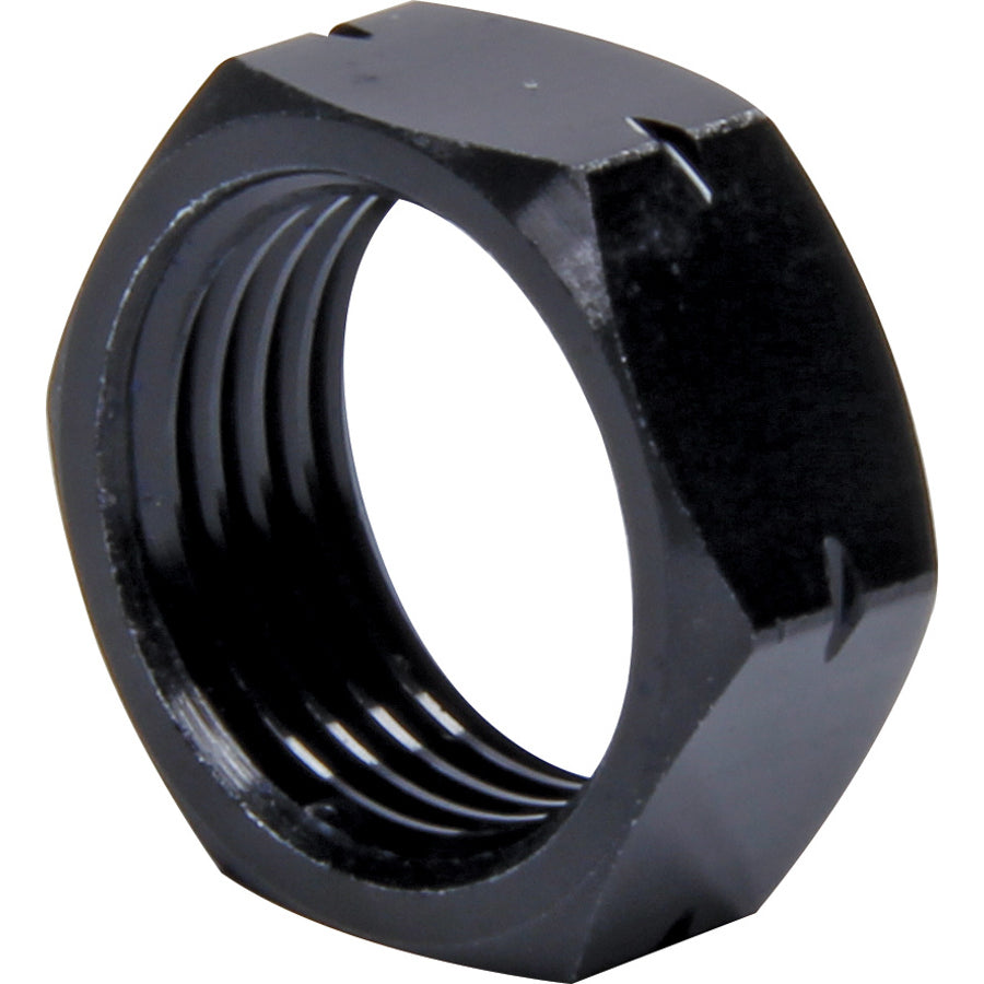 Ti22 Jam Nuts 5/8-18 LH Thin OD Alum - Black - Pack of 10