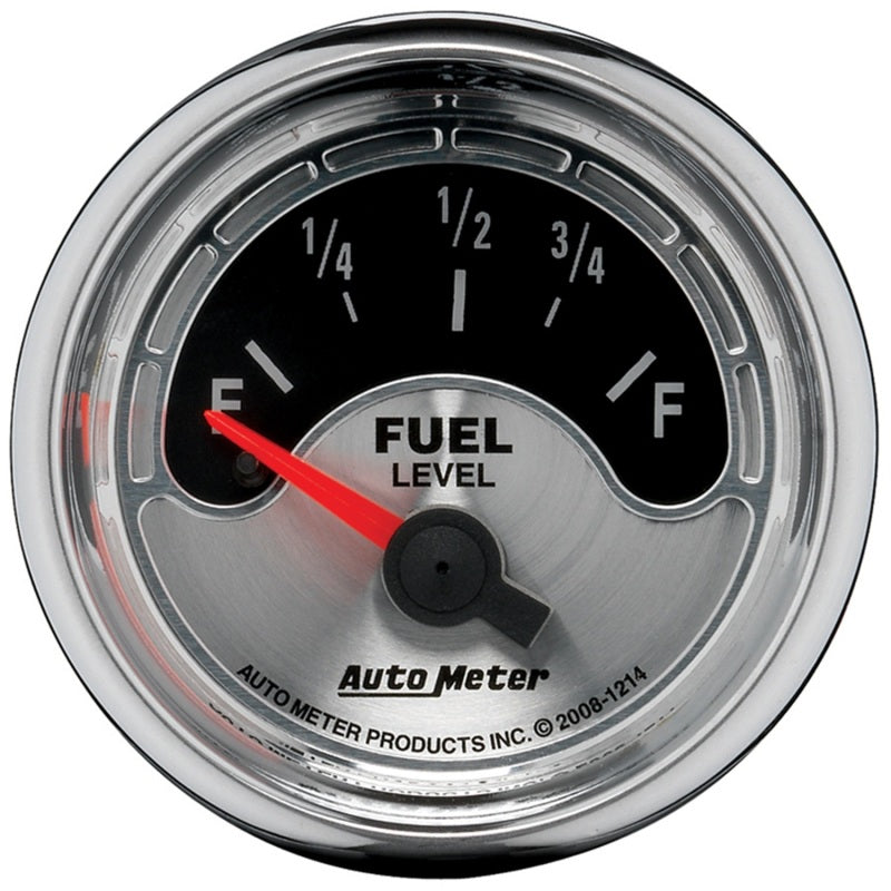 Auto Meter American Muscle 0-90 ohm Fuel Level Gauge - Electric