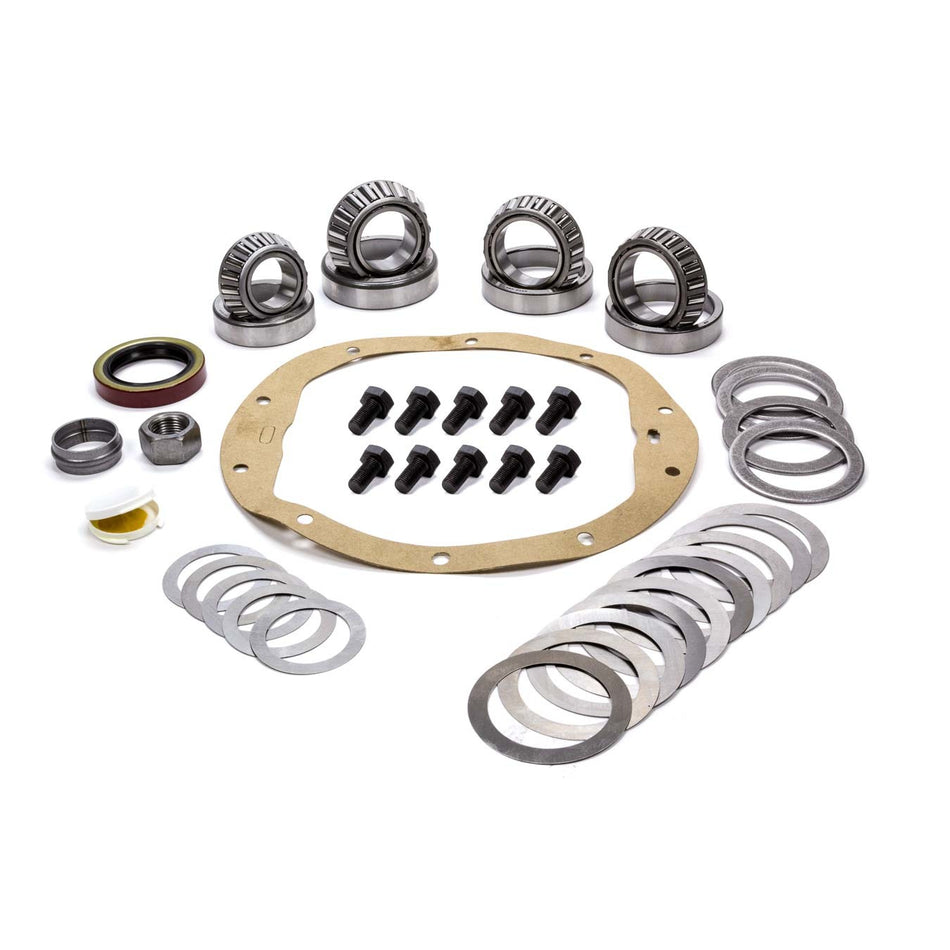 Ratech Complete Differential Installation Kit Bearings/Crush Sleeve/Gaskets/Hardware/Seals/Shims/Marking Compound GM 8.5" 10 Bolt