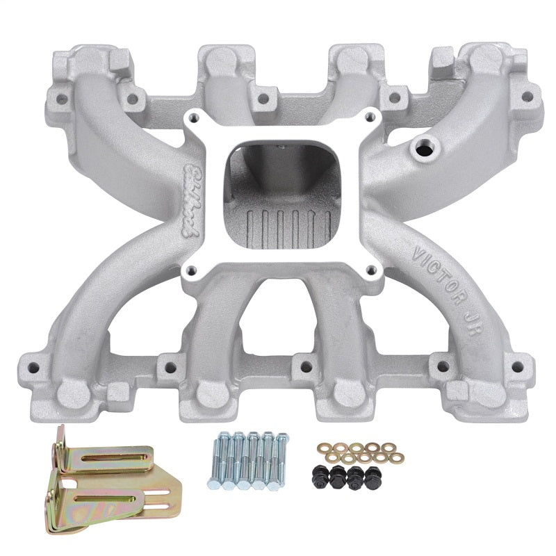 Edelbrock Victor JR. LS1 Square Bore Single Plane Intake Manifold - GM LS-Series
