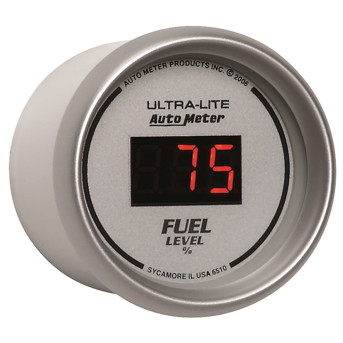 Auto Meter Ultra-Lite Digital Programmable Fuel Level Gauge - 2-1/16 in.