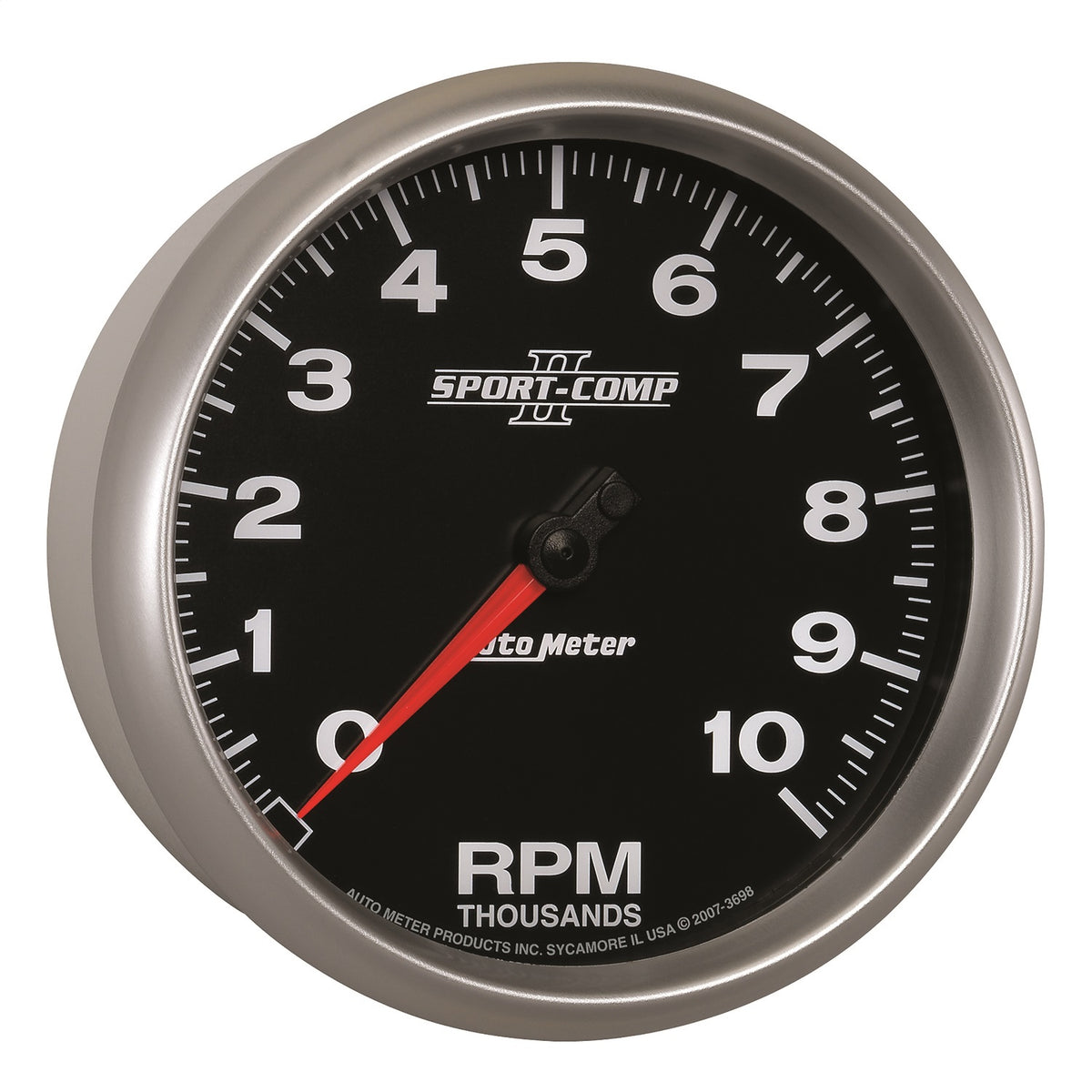 Auto Meter 5" Sport-Comp II In-Dash Tachometer - 10,000 RPM