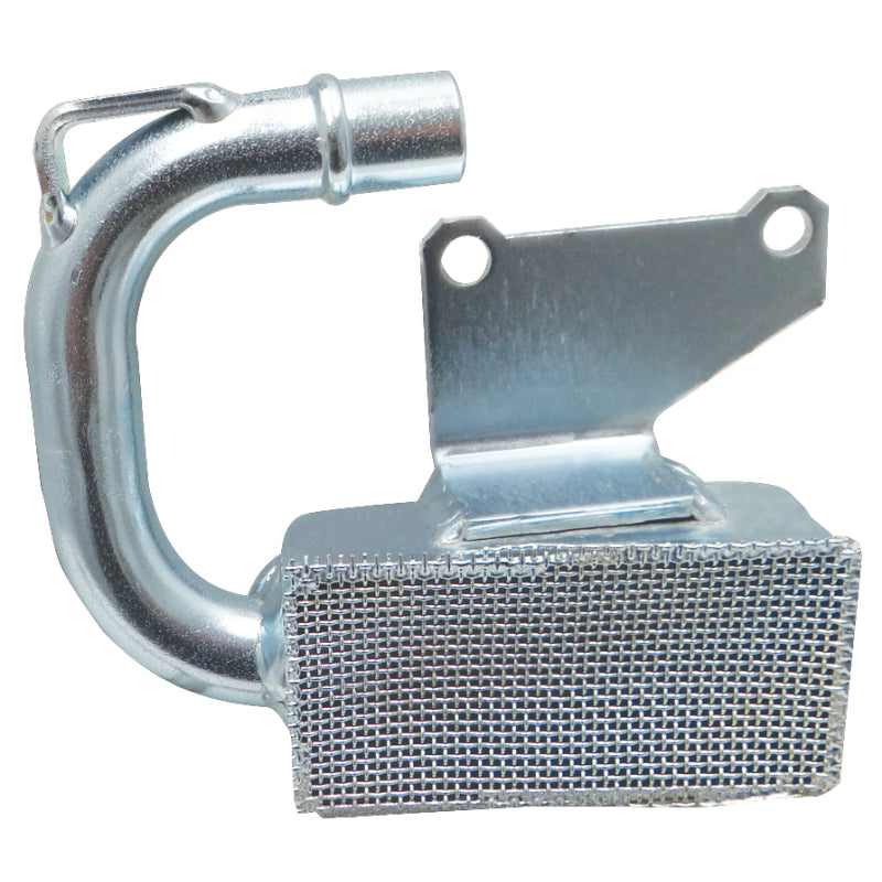 Moroso Drag / Road Race Press / Bolt-On Oil Pump Pickup - 5/8 in Inlet Tube - 7 in Deep Pan - Small Block Chevy 24811