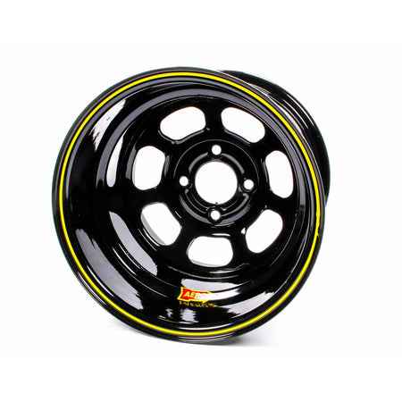 Aero 31 Series Spun Wheel - Black - 13" x 7" - 4 x 4" Bolt Circle - 3.5" Back Spacing - 13 lbs.