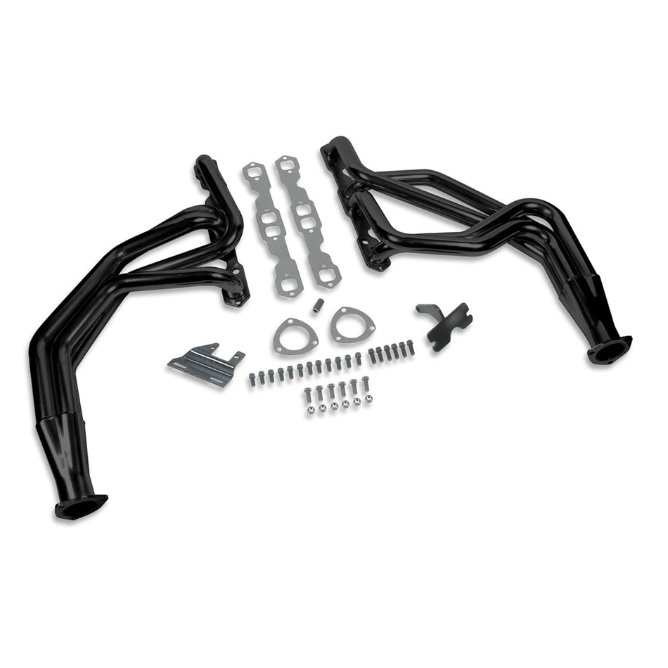 Hooker Competition Headers - 1.625 in Primary - 2.5 in Collector - Black Paint - Small Block Chevy - GM Fullsize SUV / Truck 1963-91 - Pair