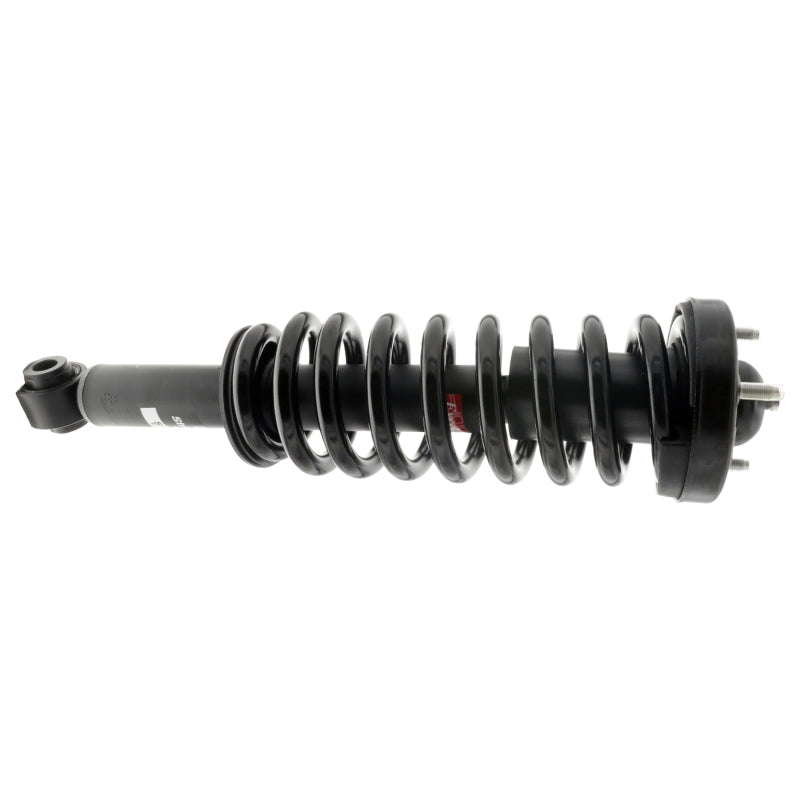KYB Strut-Plus Twin-Tube Strut - Black Boot Included - Steel - Black Paint - Front - Ford Fullsize SUV 2007-13