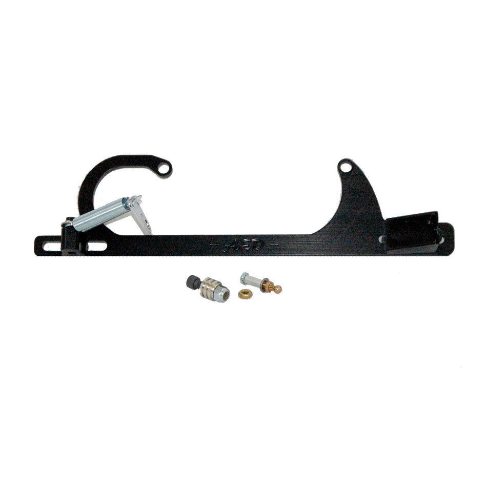 AED Performance Carb Mount Throttle Cable Bracket Return Spring Aluminum Black Anodize - Ford Cable