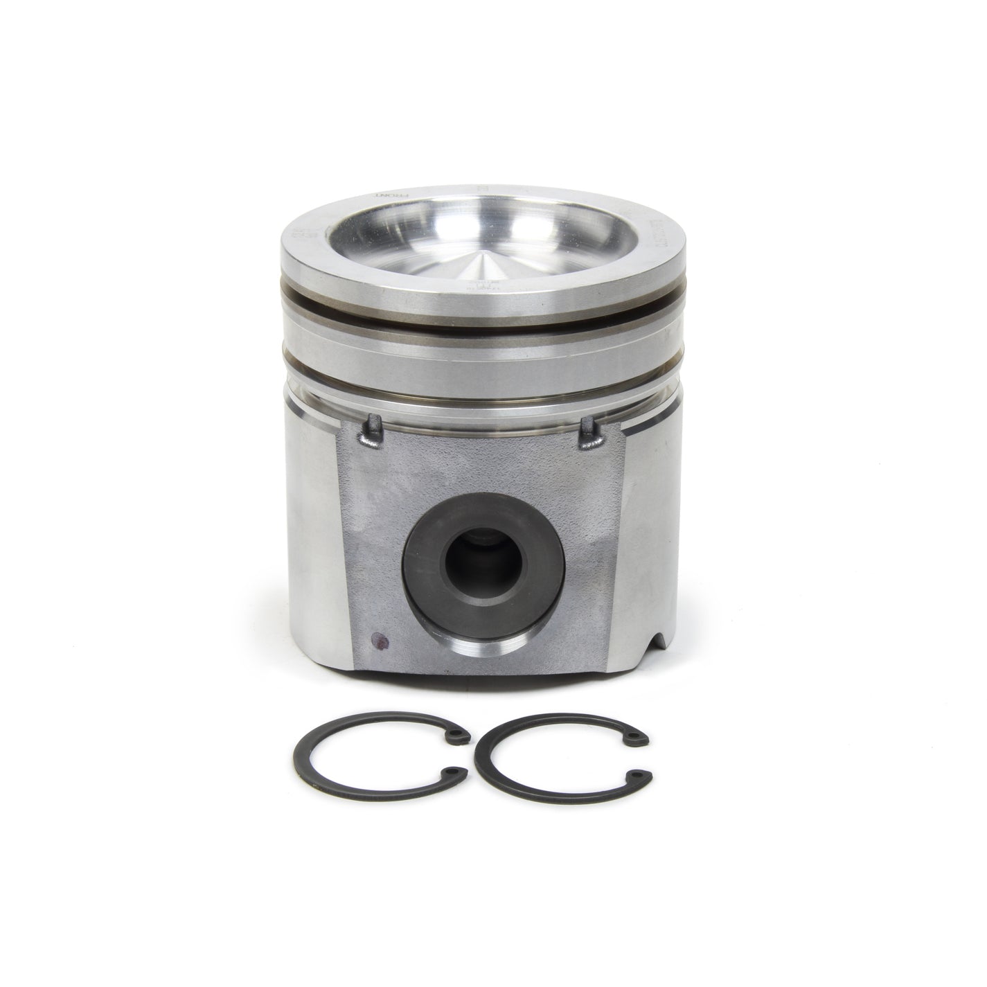 Clevite Mahle Original Cast Piston Set - 4.036" Bore - 2.4 x 3.0 x 4.0 mm Ring Grooves - Plus 41.8 cc - 5.9 L - Dodge Cummins