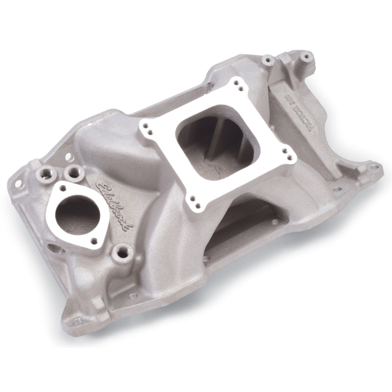 Edelbrock Victor 340 Intake Manifold - Cast Finish