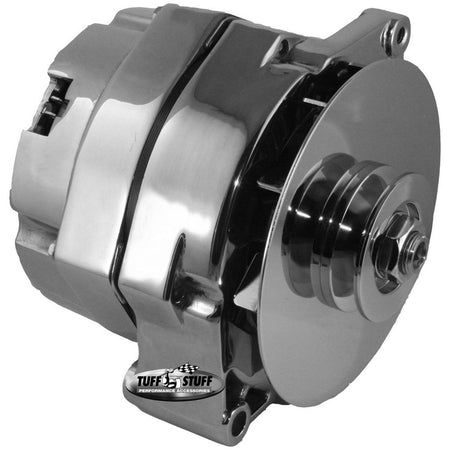 Tuff Stuff GM Alternator 80 Amp External Regulator Chrome