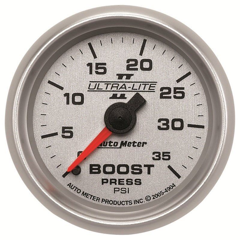 Auto Meter Ultra-Lite II Mechanical Boost Gauge - 2-1/16 in.