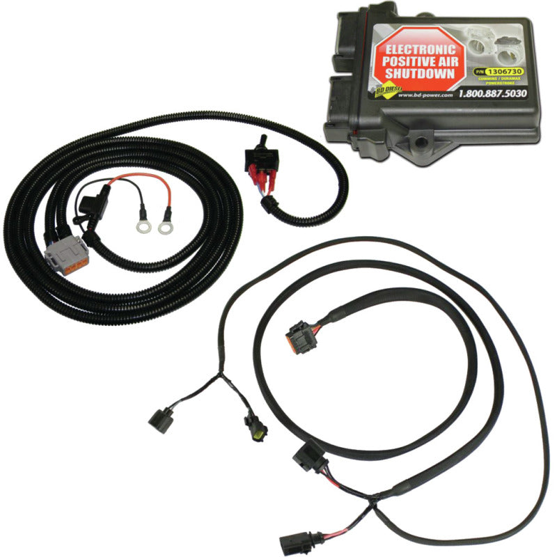 BD Diesel E-PAS Shutoff Valve - Positive Air Shutoff - Wiring Harness - GM Duramax 3.0L 2019-22