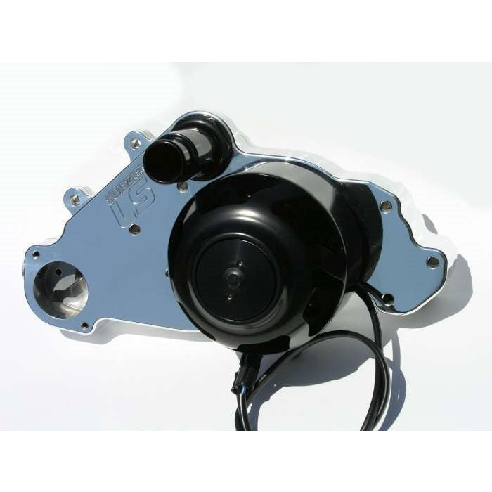 Meziere SB Chevy LS1 Billet Electric Water Pump - Polished