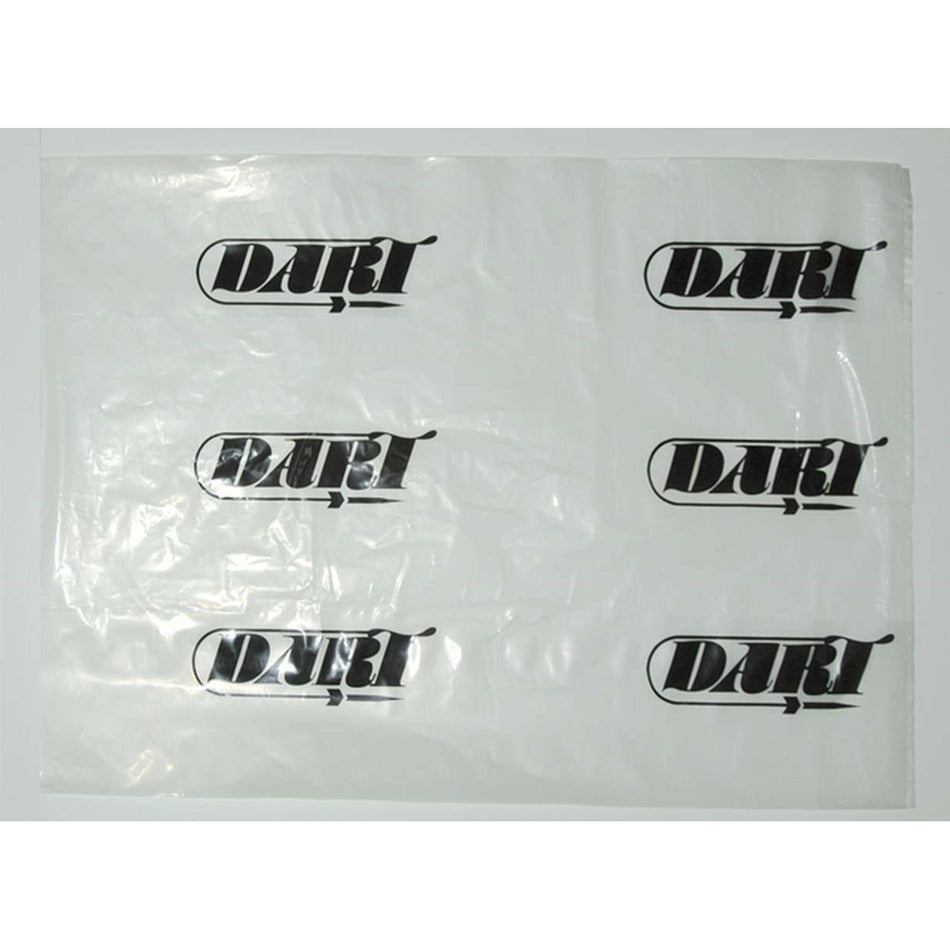 Dart Machinery 37-1/2 x 57-1/2" Engine Storage Bag 4 mil Dart Logo Plastic - Clear