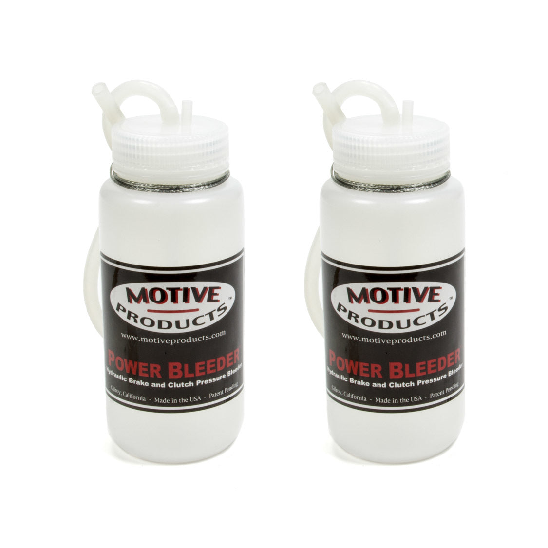 Motive Products Brake Fluid Catch Bottle Kit - 2 Bottles
