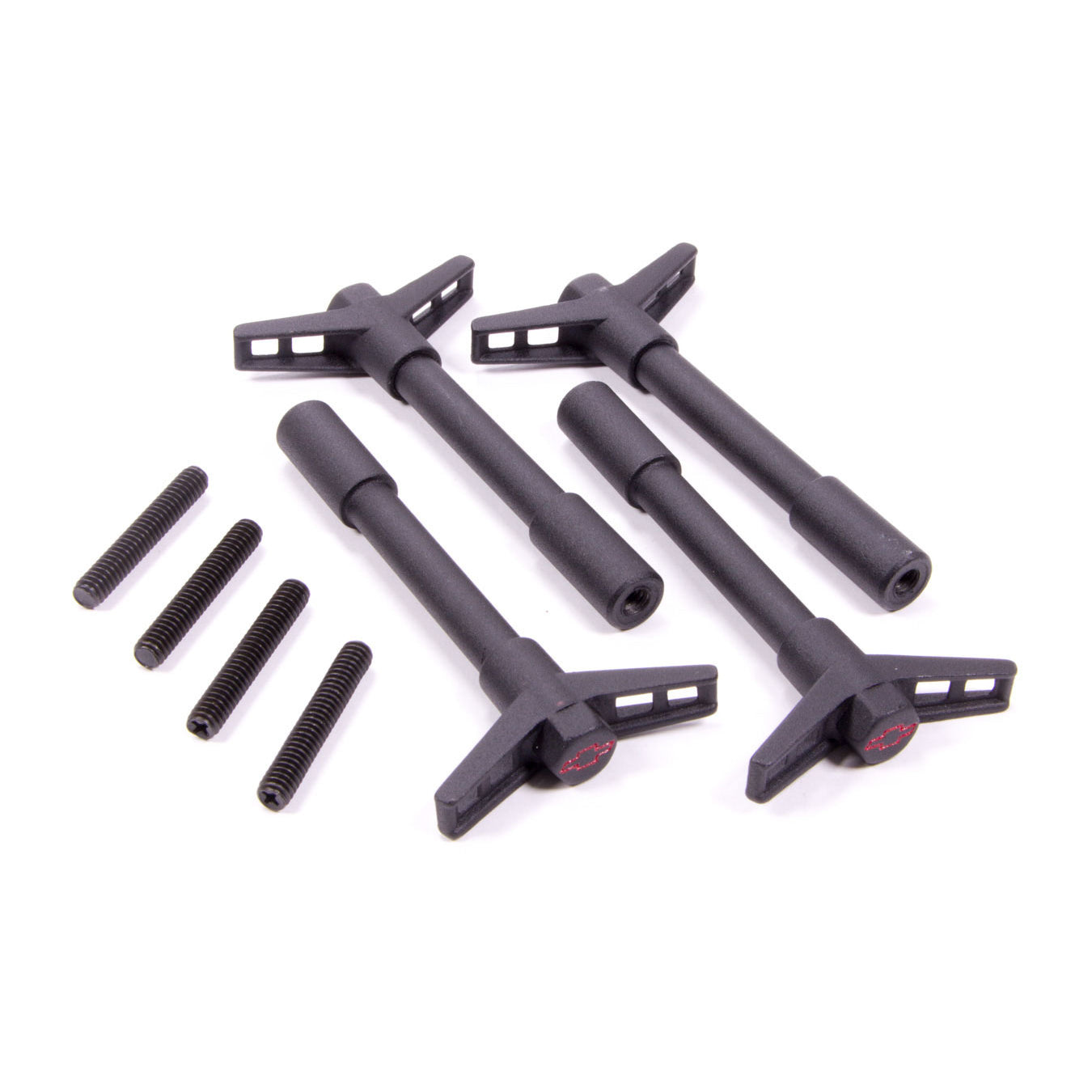 Proform Valve Cover Wing Nut - Bow Tie Emblem - Black Crinkle