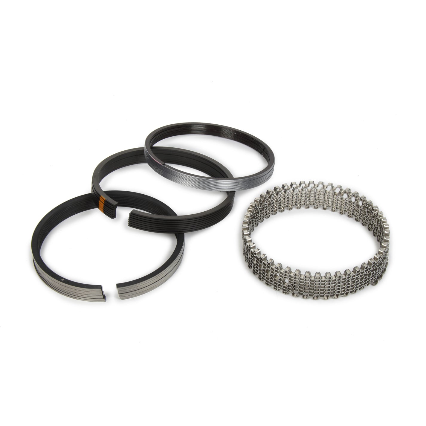 Clevite Piston Rings - 4.155" Bore - File Fit - 1/16 x 1/16 x 3/16" Thick - Standard Tension