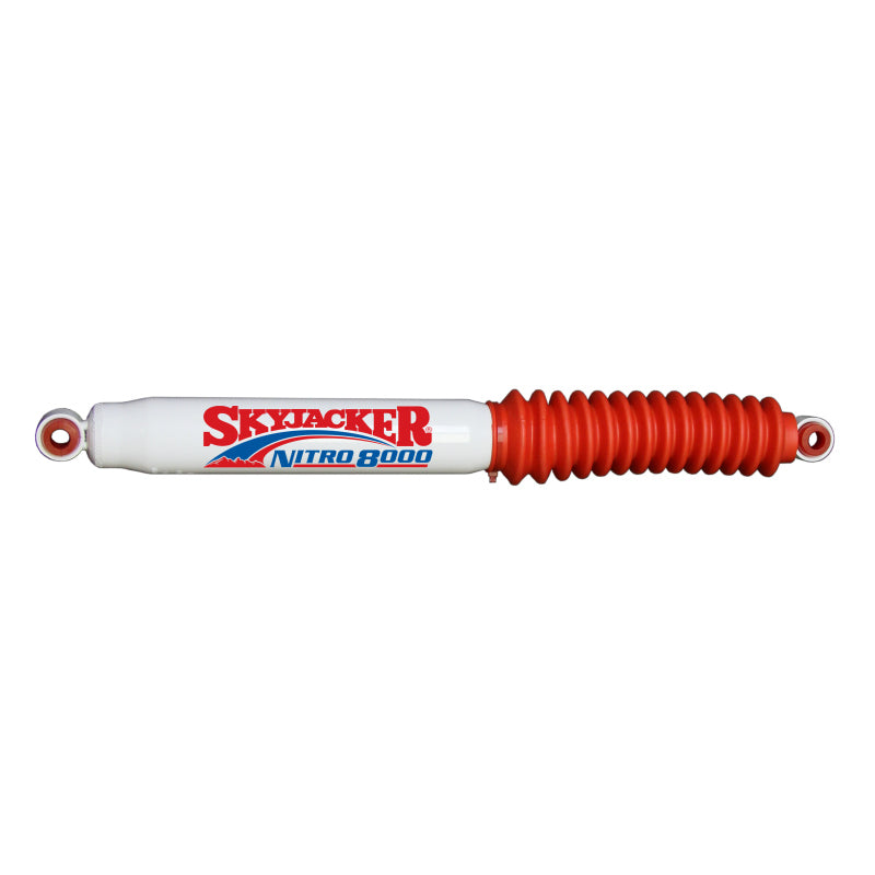 Skyjacker Nitro 8000 Twintube Shock - 15.57 in Compressed / 26.07 in Extended - 2.01 in OD - White Paint
