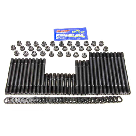 ARP Cylinder Head Stud Kit - 12 Point Nuts - Chromoly - Black Oxide - Undercut - Aftermarket Head - Big Block Chevy 235-4702