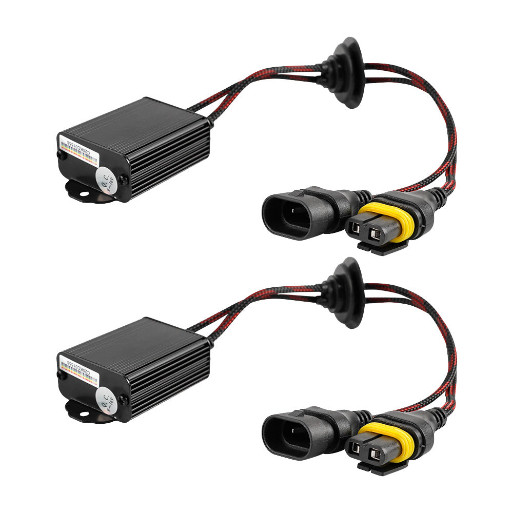Arc Lighting All" One Decoder LED Light Wire Harness - CANbus/PWM Systems - 9005 /9006 /9012/H10 Bulbs - (Pair)