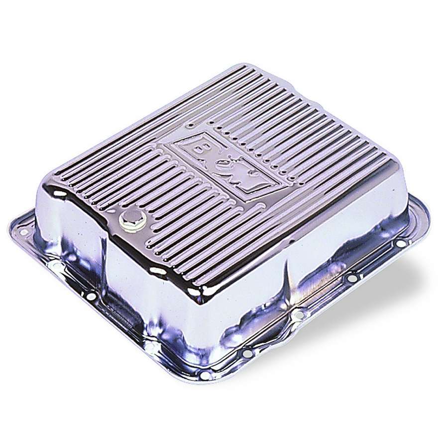 B&M Chrome Transmission Deep Pan GM TH700R4 4L60 1982 to 1993