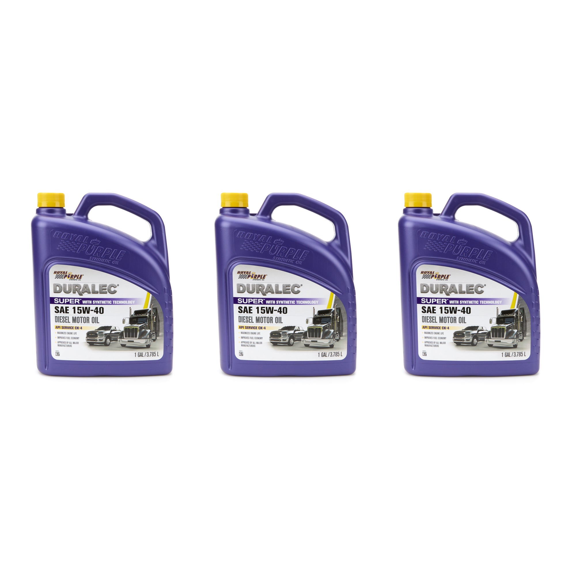 Royal Purple High Performance Motor Oil -15w40 - 1 Gallon (Case of 3)