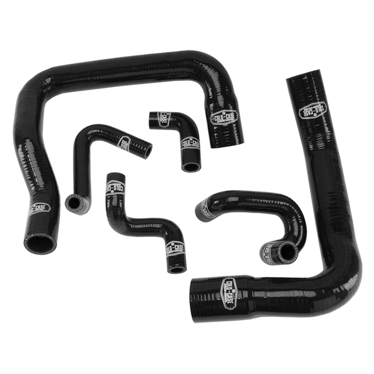 Cold-Case Radiators Radiator Hose Kit - Silicone - Black - GT