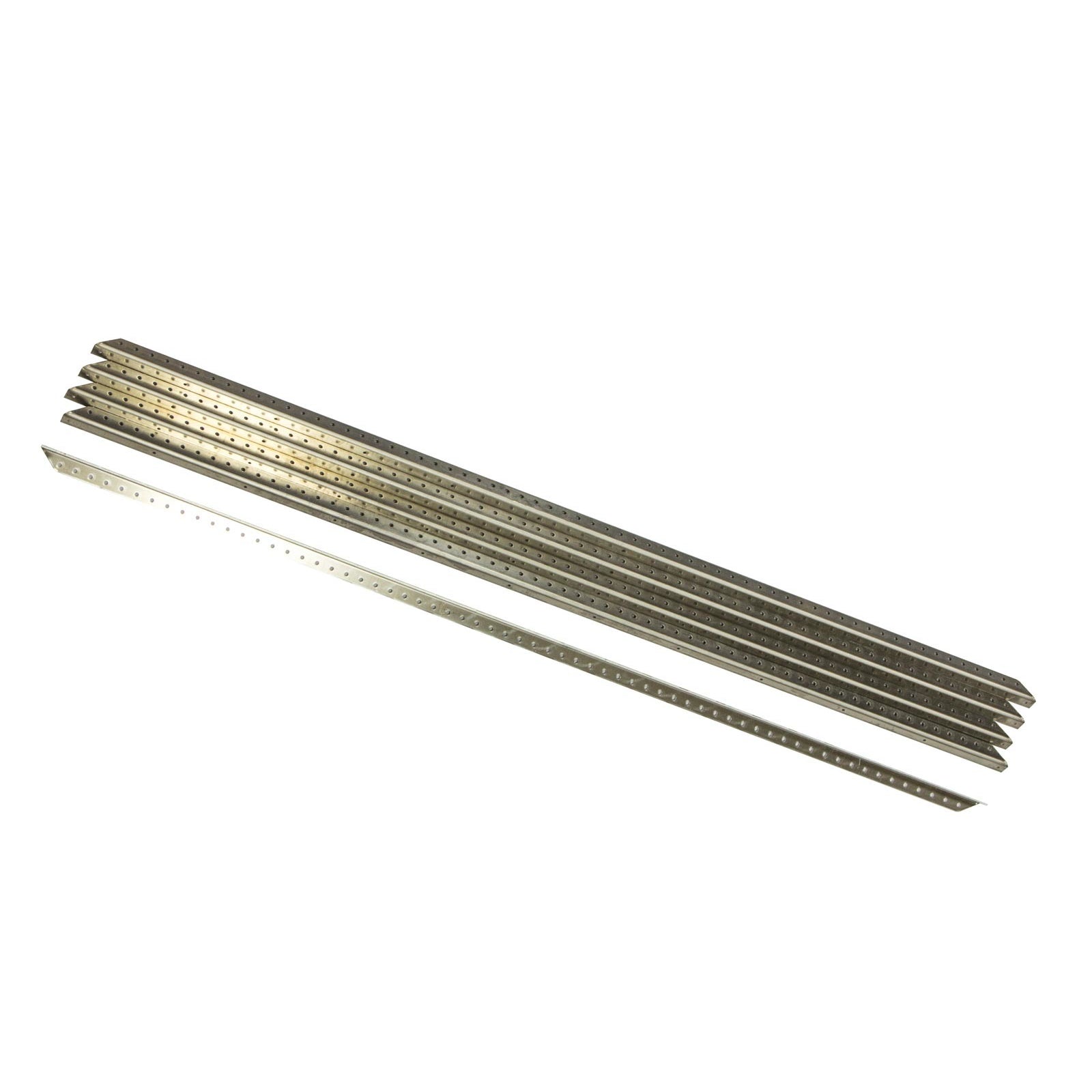 Allstar Performance 90 Degree Angle Stock - 1 in Wide - 1 in Tall - 0.125 in Thick - 66 in Long - 0.25 in Holes - Set of 5