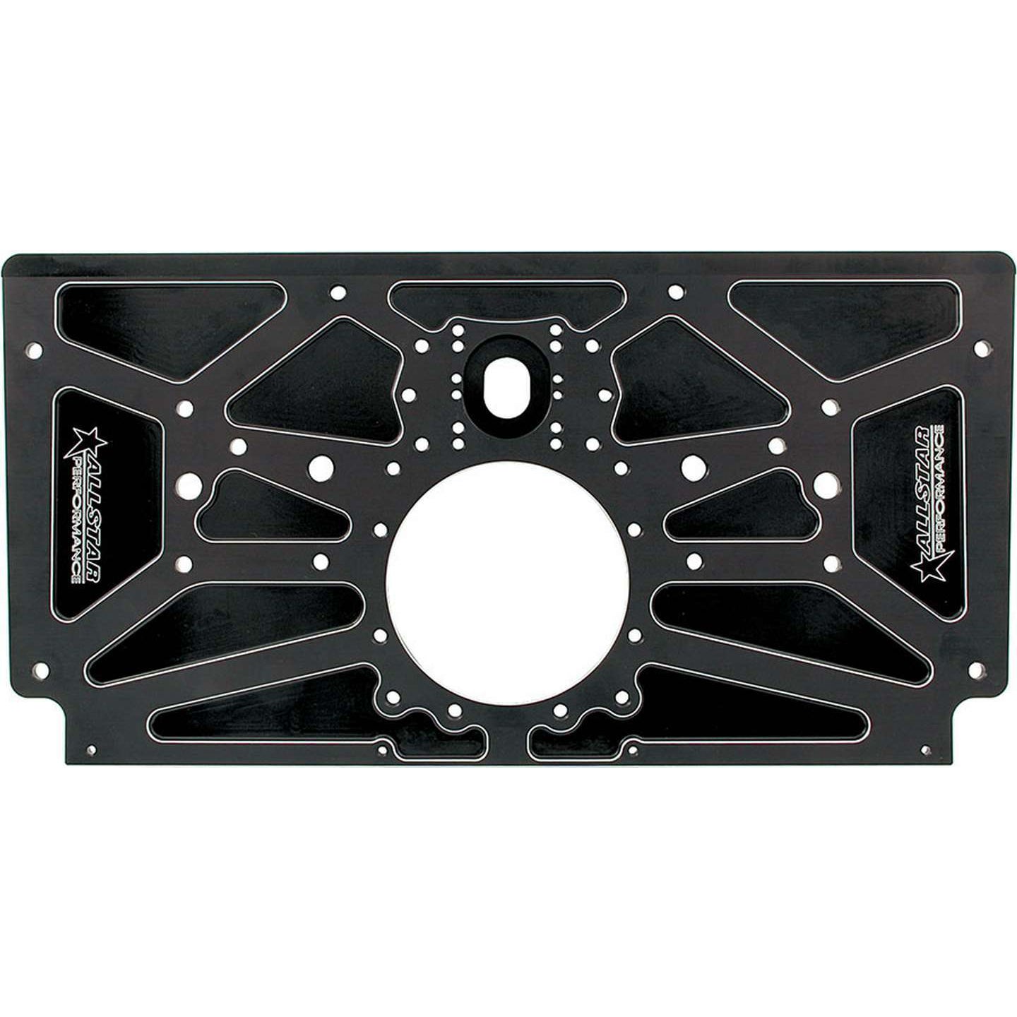 Allstar Sprint Rear Motor Plate - Black Anodized