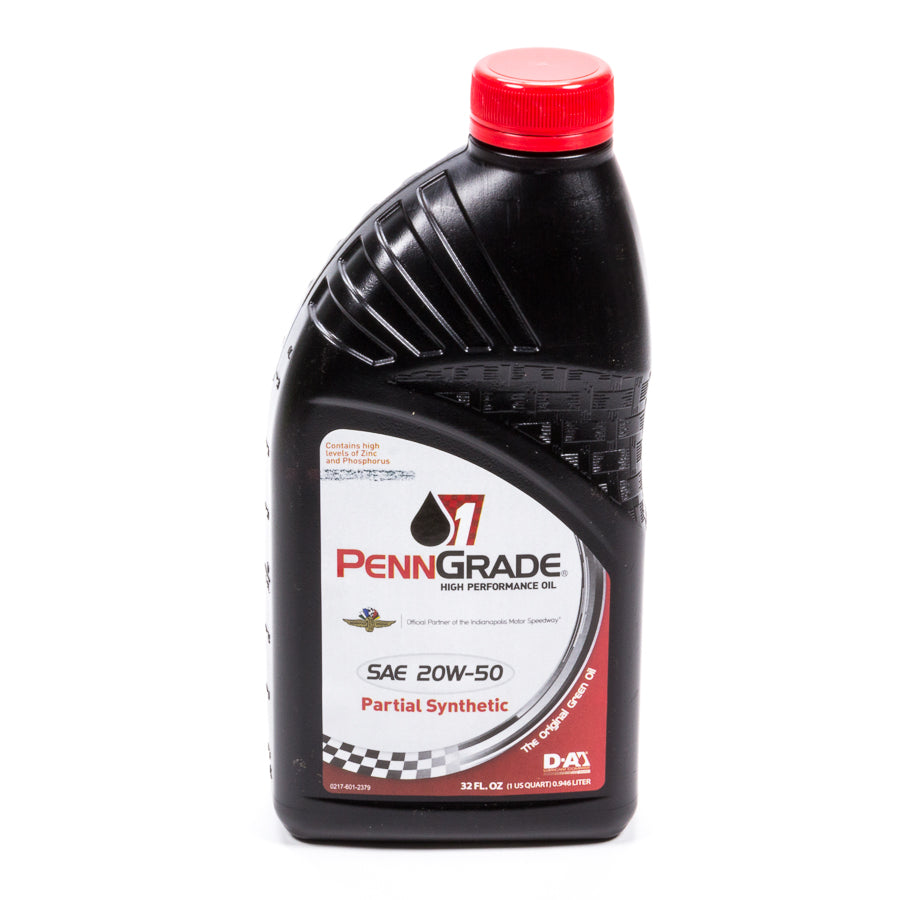 PennGrade Racing Oil 20w50 Racing Oil 1 Qt Partial Synthetic