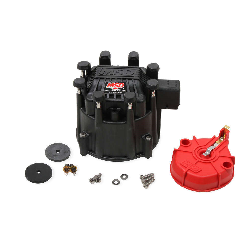 MSD Extreme Output GM HEI Cap/Rotor Kit Black