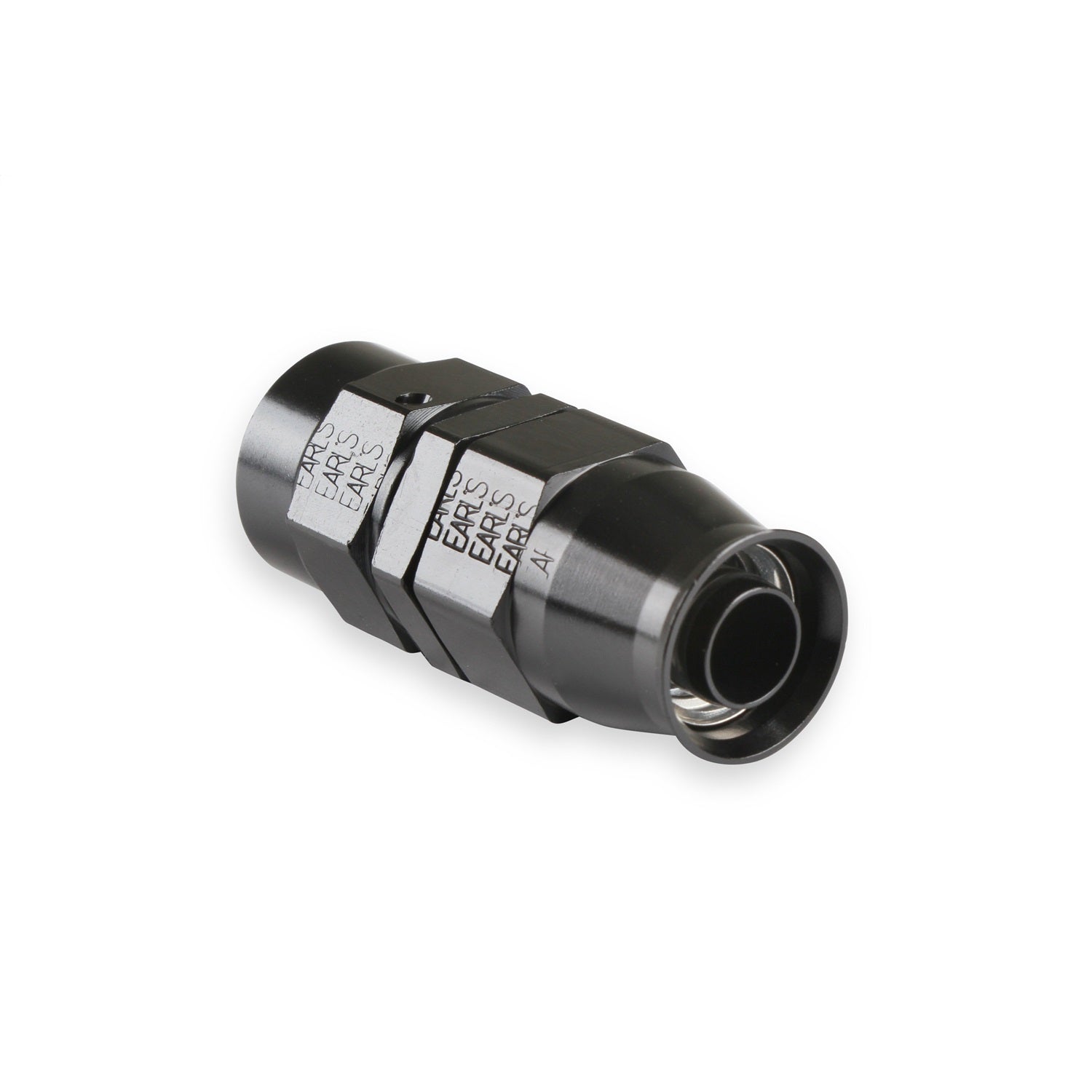 Earl's UltraPro Hose End - Straight - 12 AN Hose to 12 AN Female Swivel - Aluminum - Black
