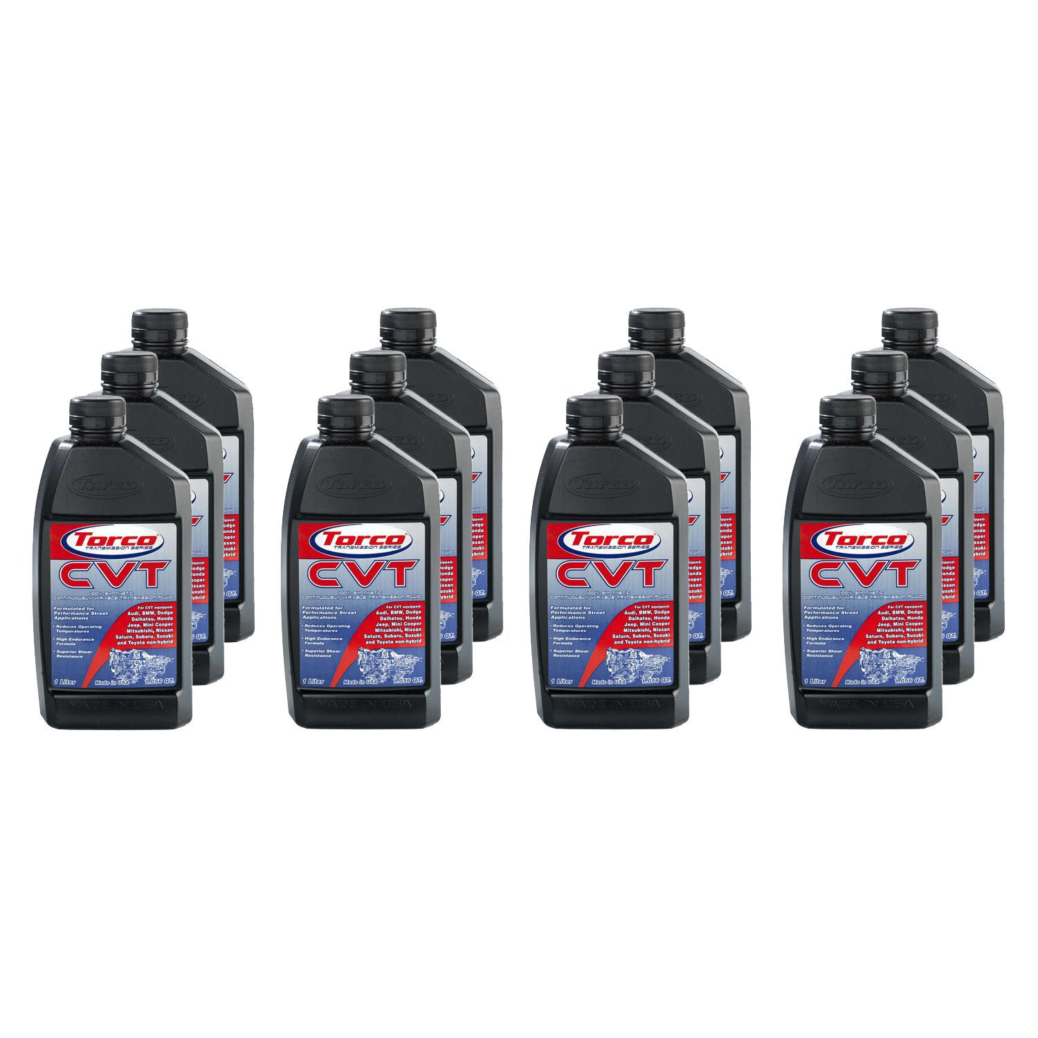 Torco CVT Synthetic ATF - 1 Liter (Set of 12)