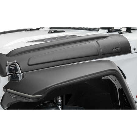 Bushwacker Trail Armor Hood Body Guard - Black - Jeep Wrangler 2018-22