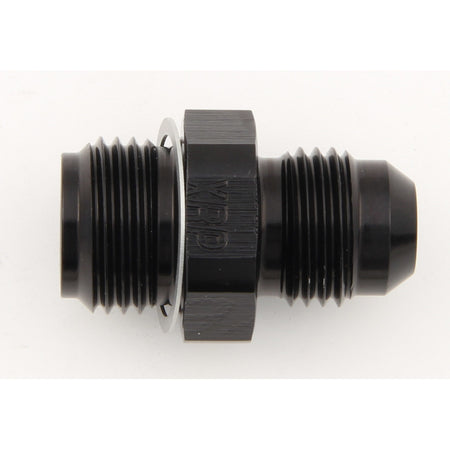 XRP Adapter Fitting Straight 6 AN Male to 5/8-18" Inverted Flare Male Aluminum - Black Anodize