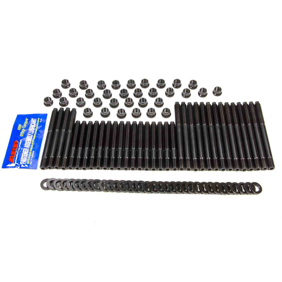 ARP Cylinder Head Stud Kit - 12 Point Nuts - Chromoly - Black Oxide - Small Block Chevy 134-4311