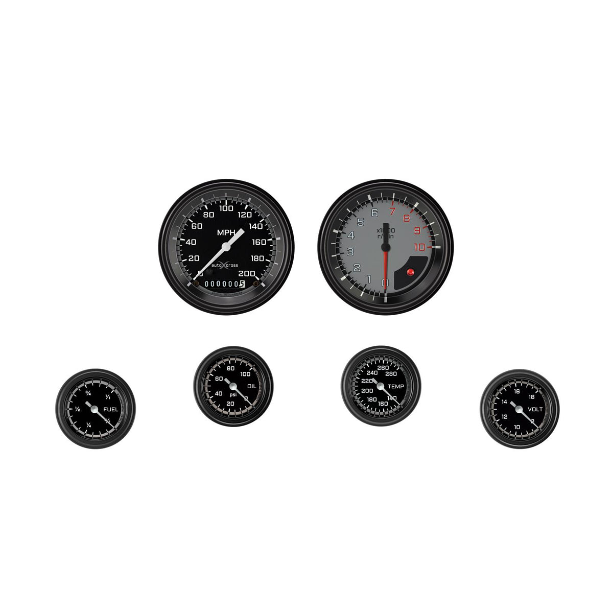Classic Instruments AutoCross Analog Gauge Kit