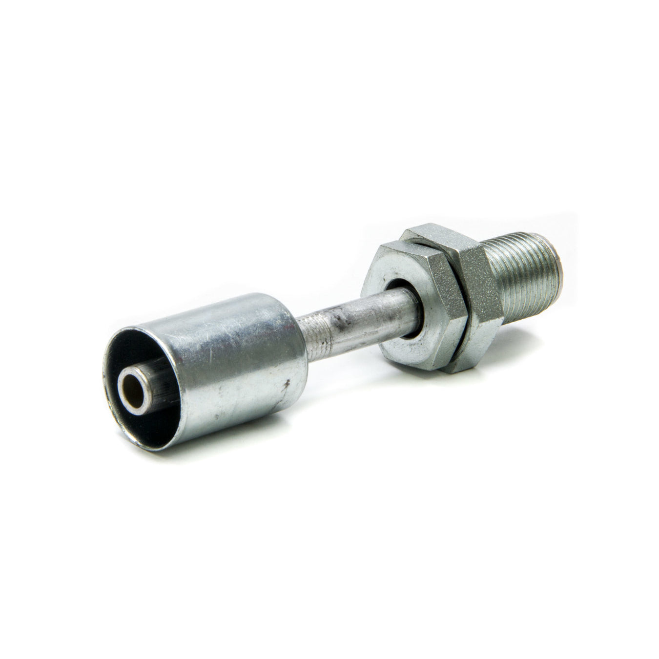 Vintage Air Bulkhead Fitting Straight 8 AN Hose Crimp to 8 AN Male O-Ring Bulkhead - Aluminum/Steel