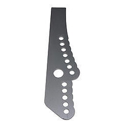 Chassis Engineering Top Gun Four Link Chassis Bracket Weld-On 1/4" Thick 5/8" Holes- Steel - Natural