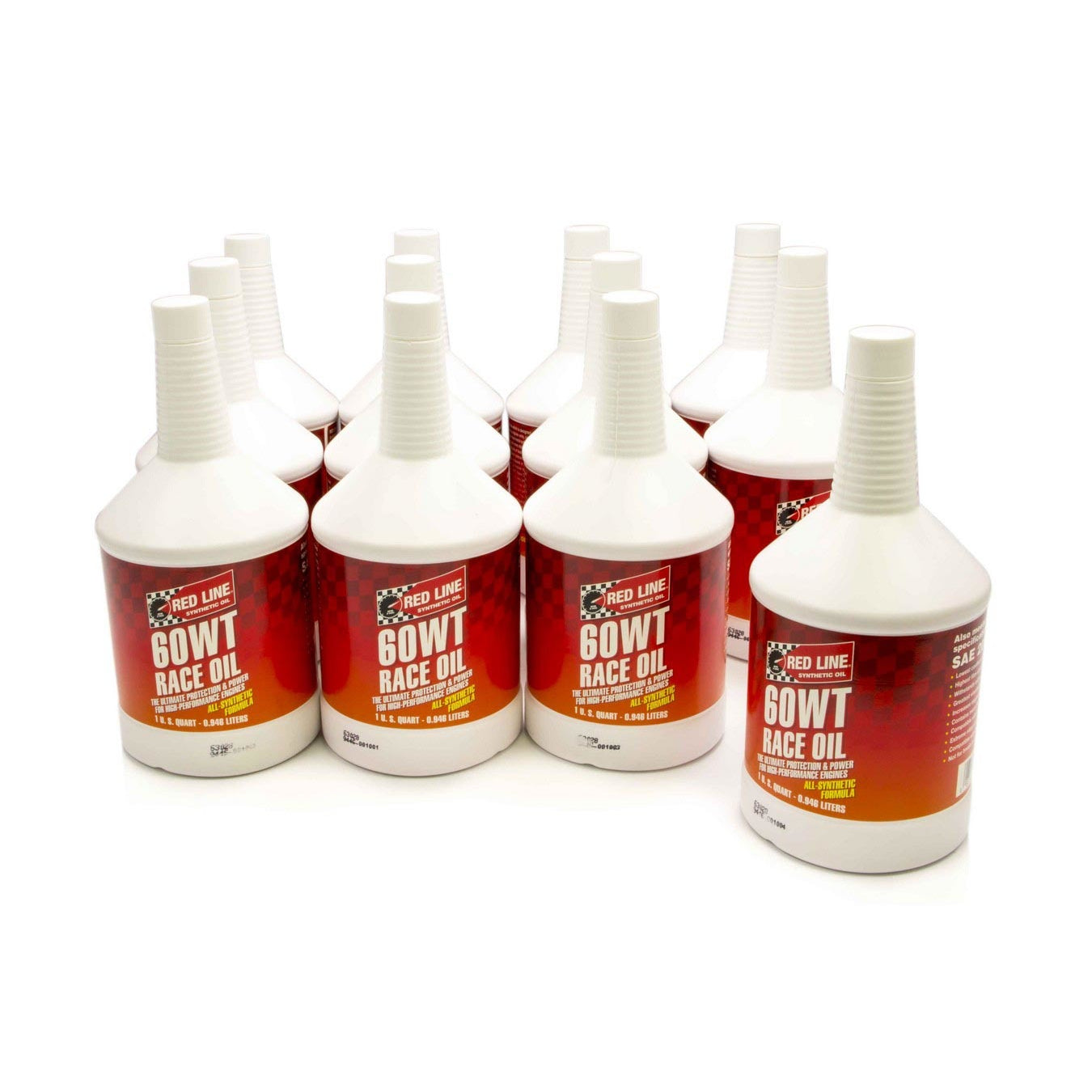 Red Line 60WT Drag Race Oil (20W60) - Case of 12-1 Quart