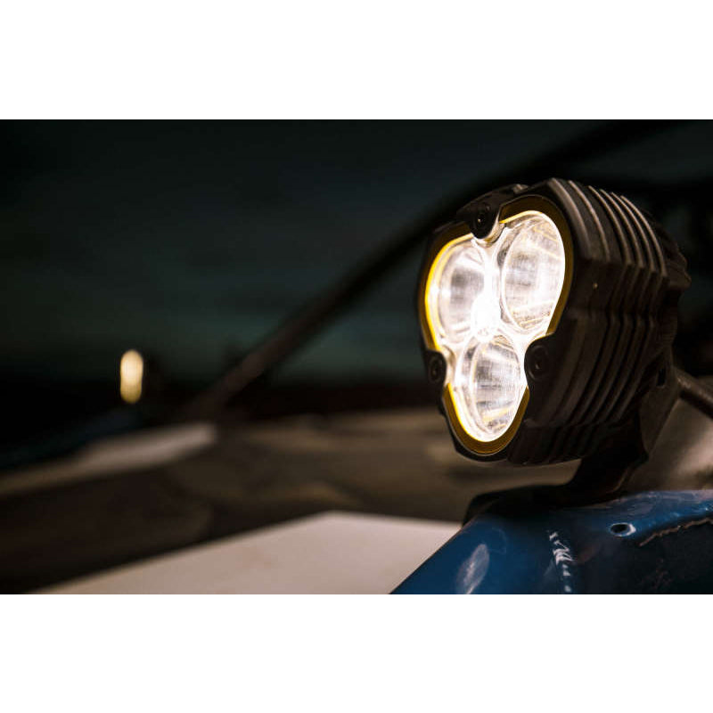 KC HiLiTES Flex Era 3 LED Light Assembly - Combo - 40 Watts - 2 White LED - Bumper/Pillar/Ditch Mount - Aluminum