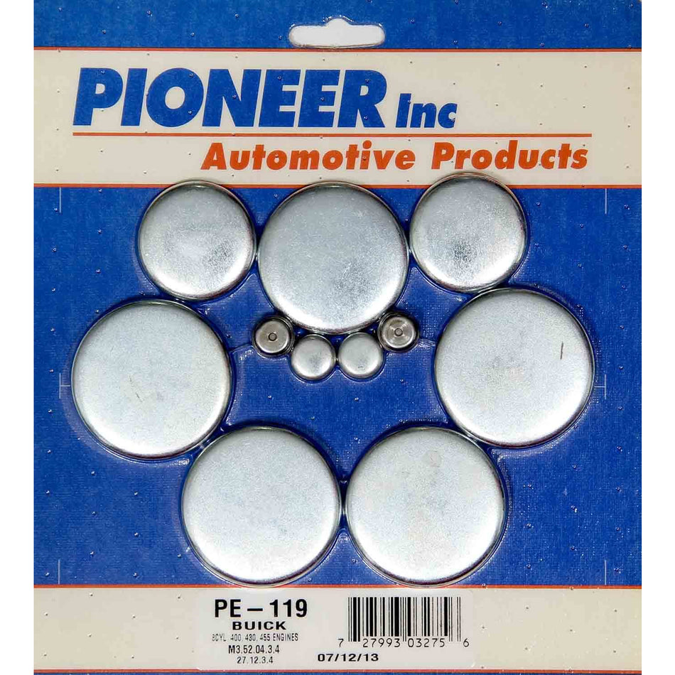 Pioneer Buick 400-455 Freeze Plug Kit