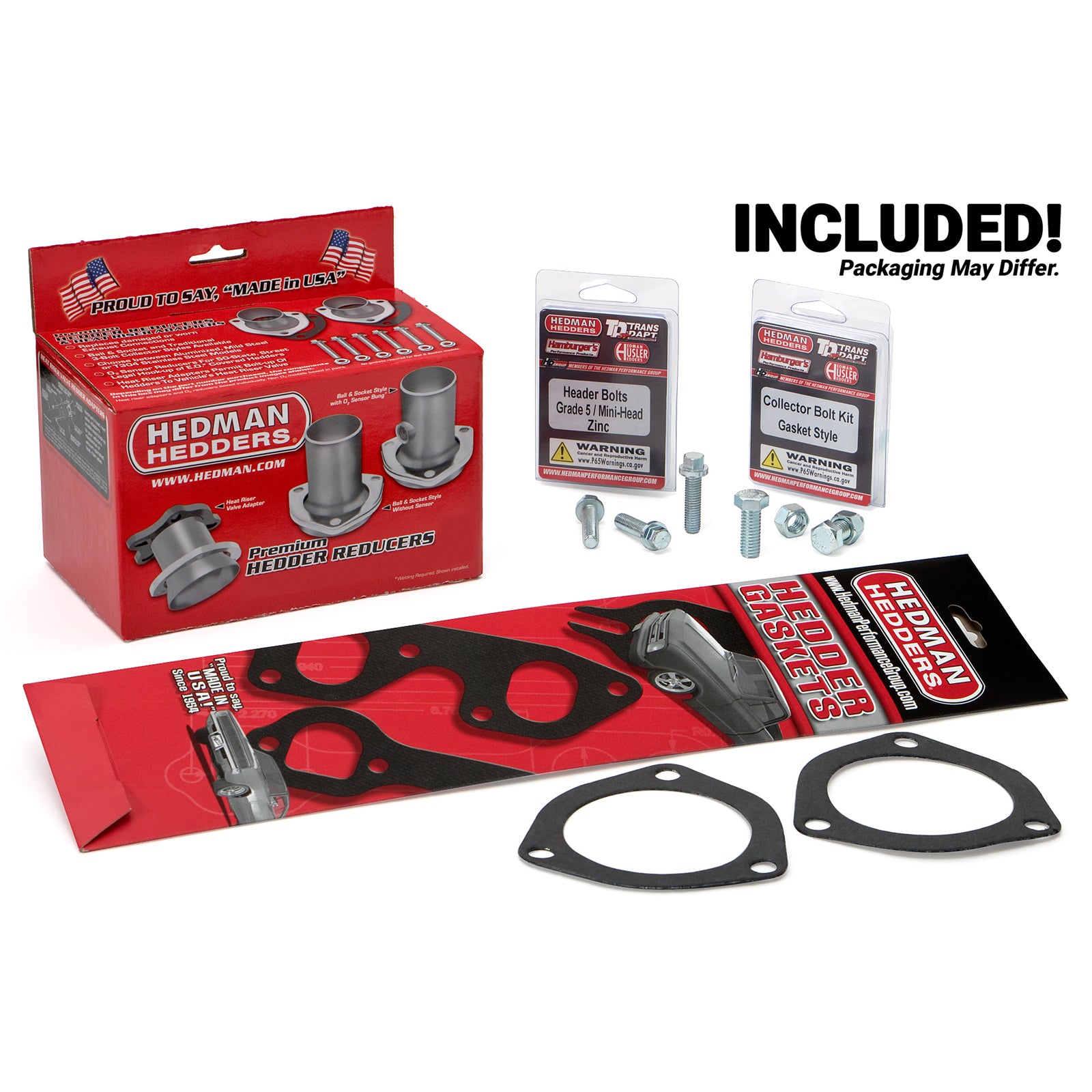 Hedman Hedders Street Rod HTC Tight Tubes Hedders - 55-57 Bel Air/One-Fifty/Two-Ten