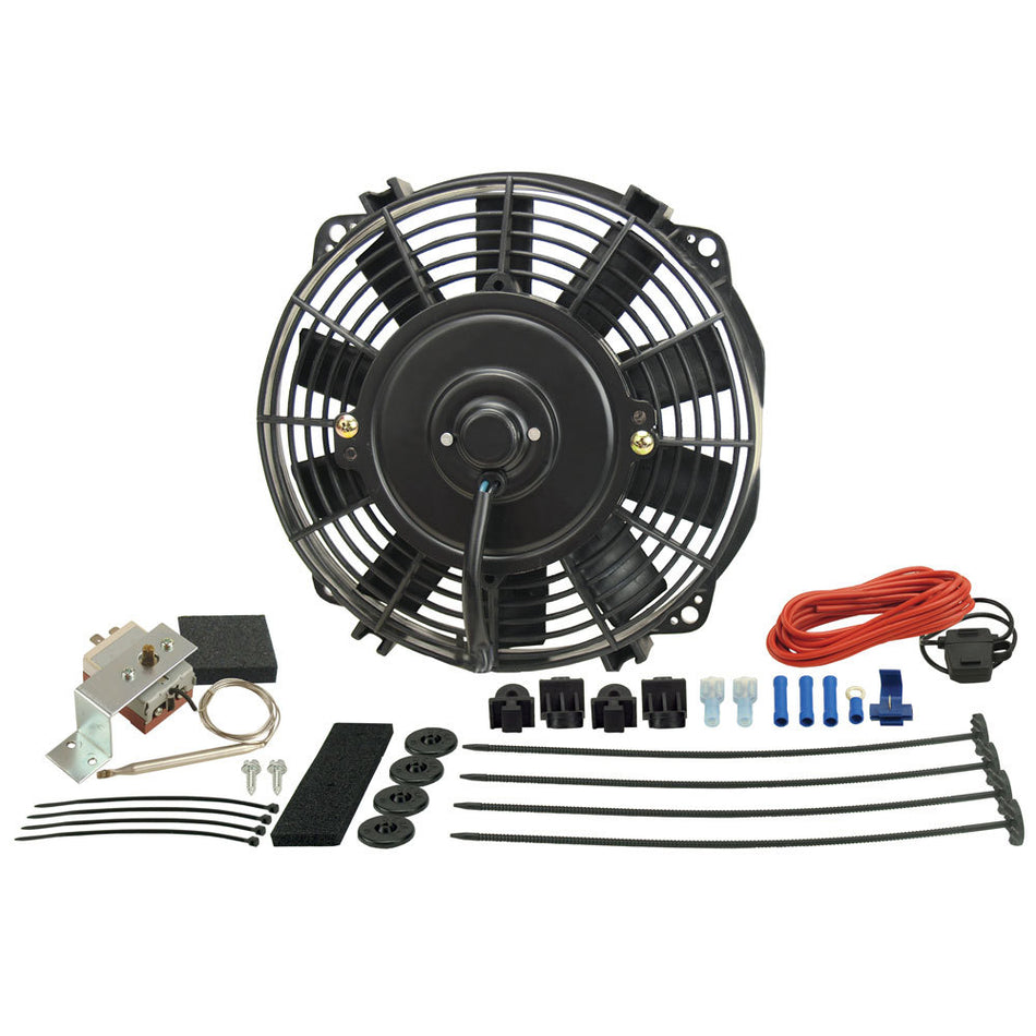 Derale 9" Dyno-Cool Electric Fan and Mechanical Fan Controller Kit, Premium