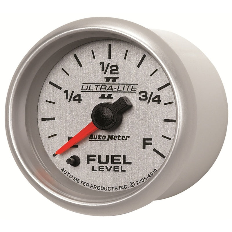 Auto Meter Ultra-Lite II Electric Programmable Fuel Level Gauge 2-1/16 in.