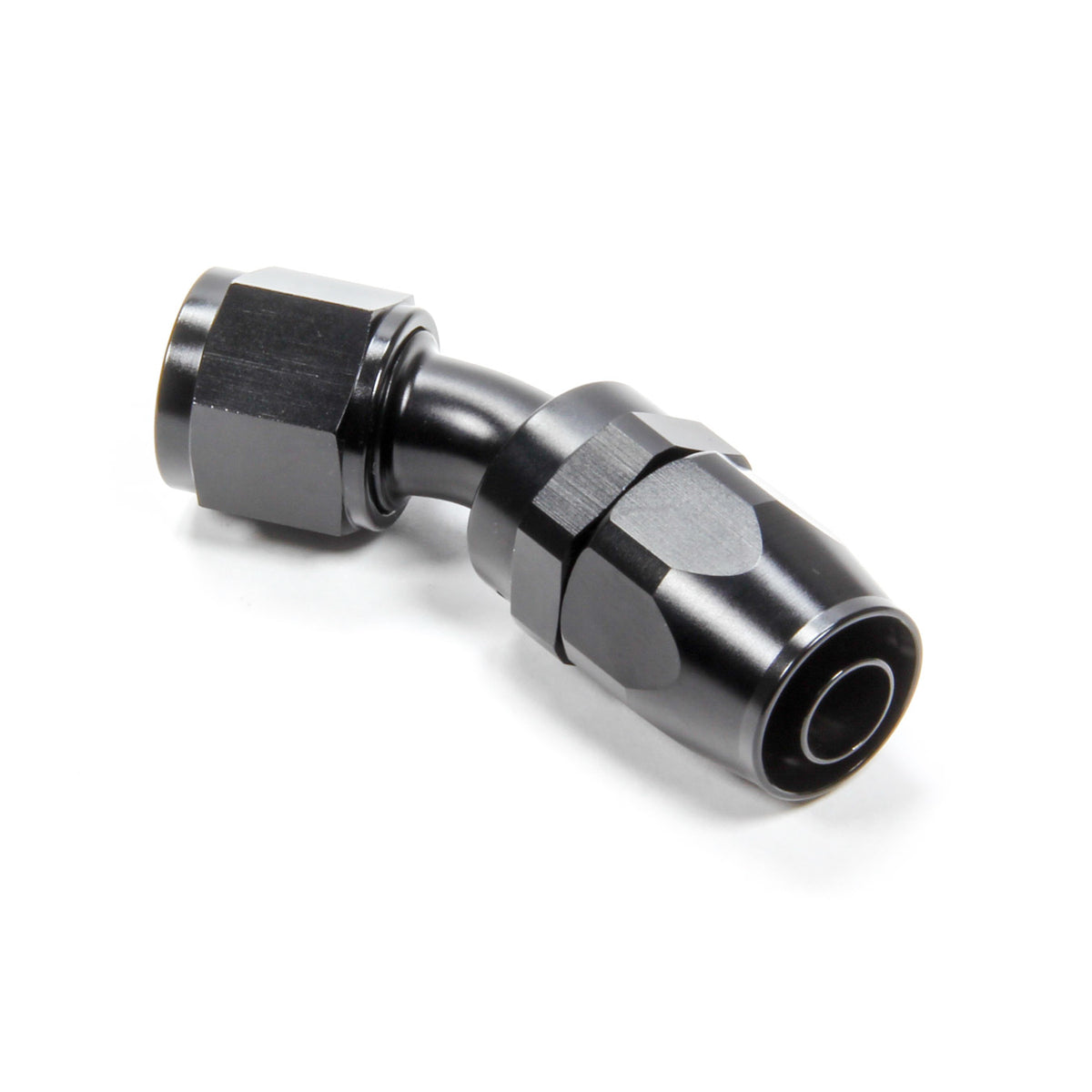 Triple X Race Co. Hose End Fitting 30 Degree 10 AN Hose to 10 AN Female Swivel - Aluminum