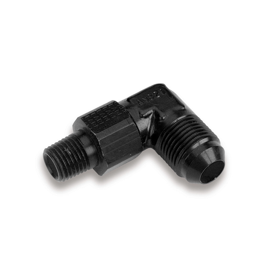 Earl's Ano Tuff 90 Male AN to NPT Male Swivel Adapter -6 AN Male to 3/8" NPT